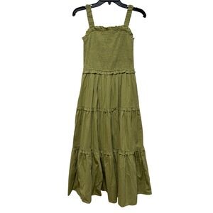 Dress Forum | Dresses | Dress Forum Strapless Green Leaf Maxi Dress |  Poshmark